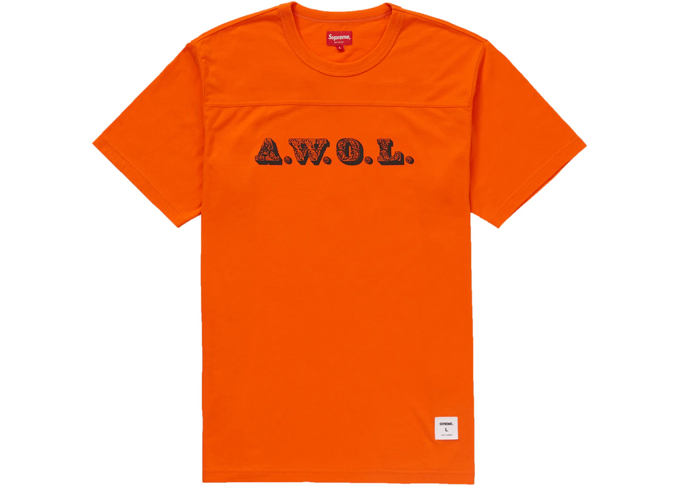 Supreme AWOL Football Top Orange