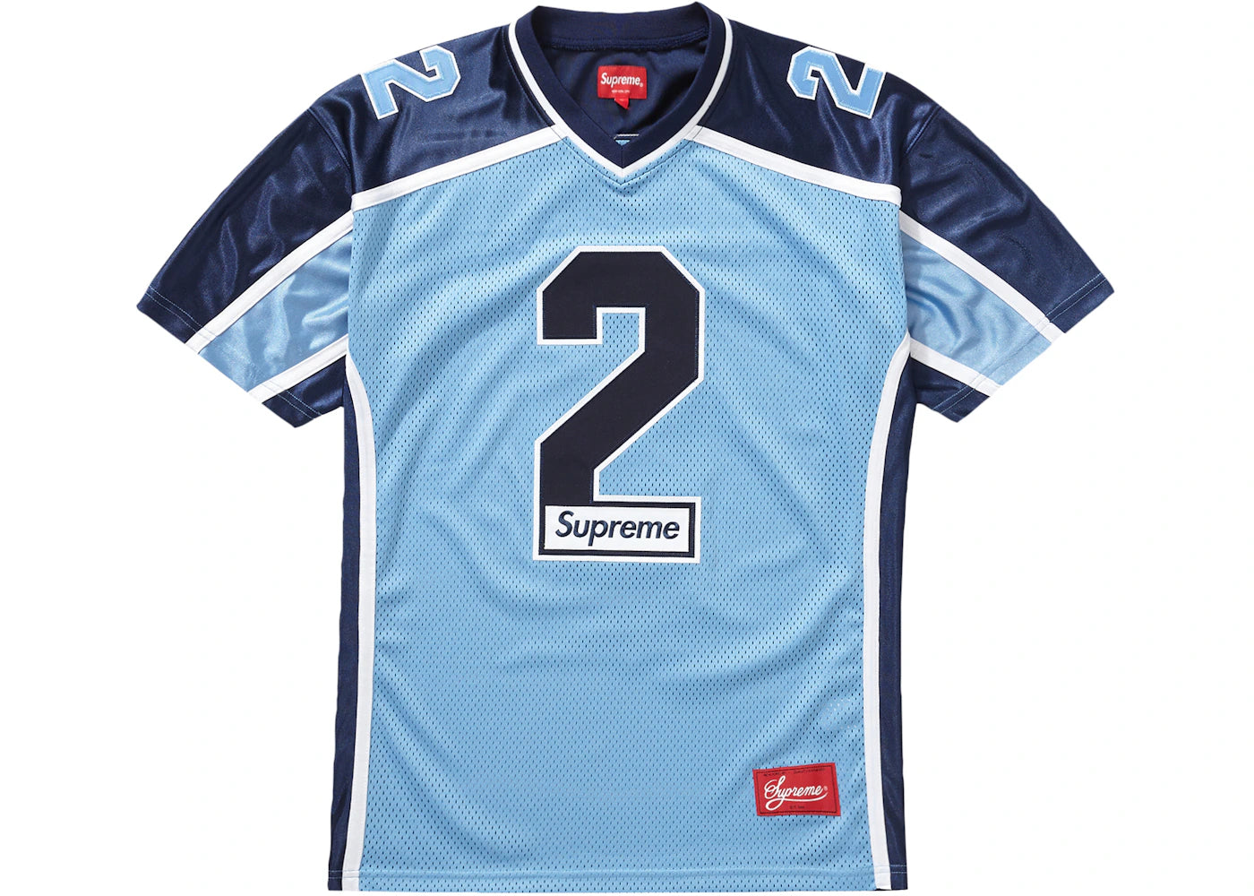 Supreme Above All Football Jersey Light Blue