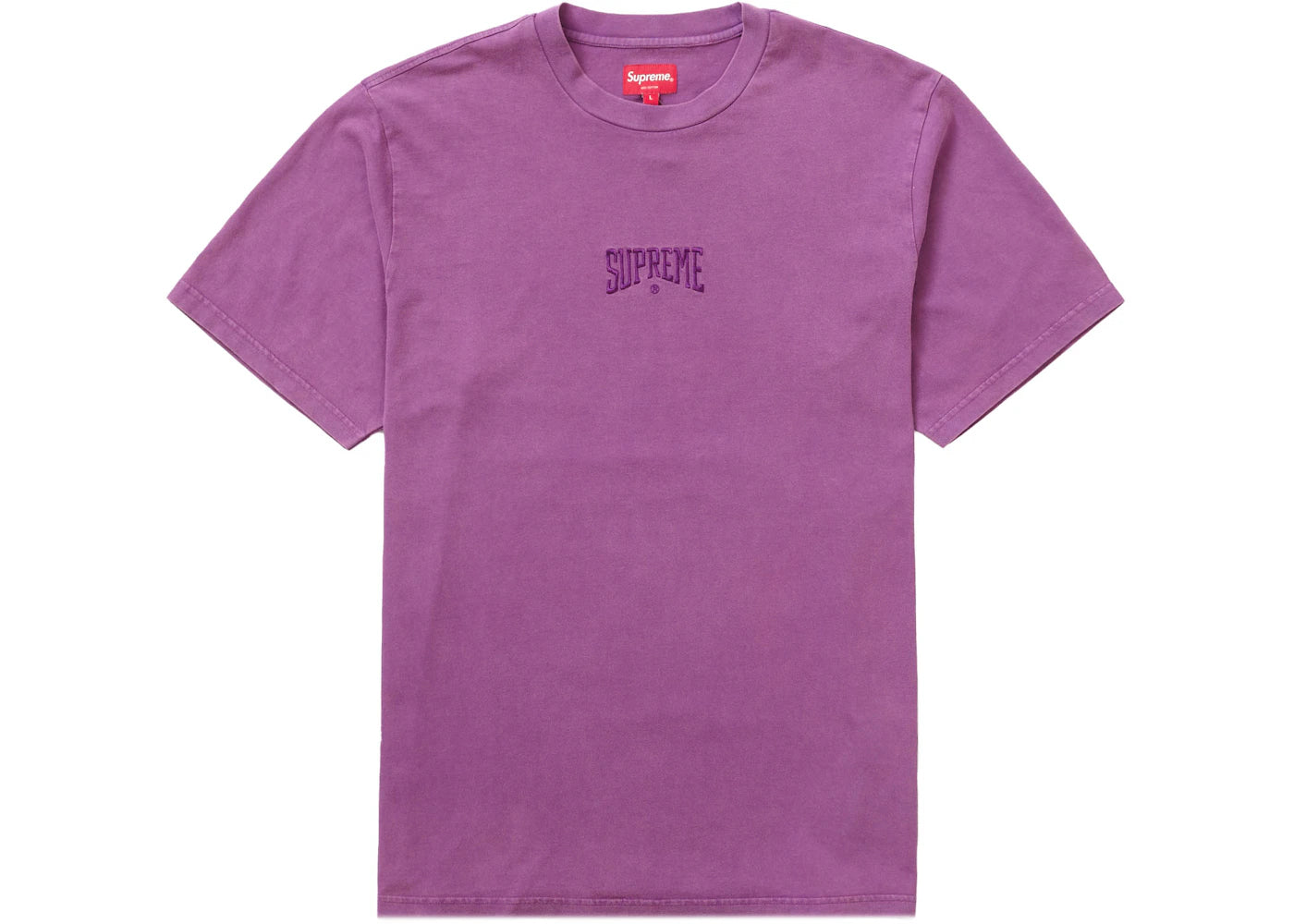 Supreme Acid Wash S/S Top Plum