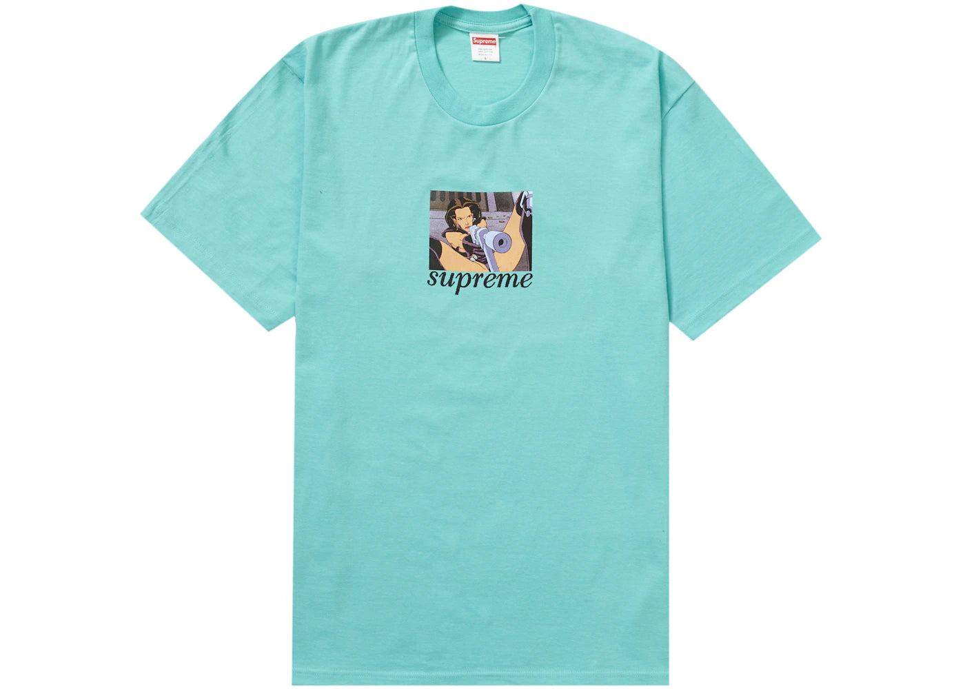 Supreme Aeon Flux Gun Tee Teal