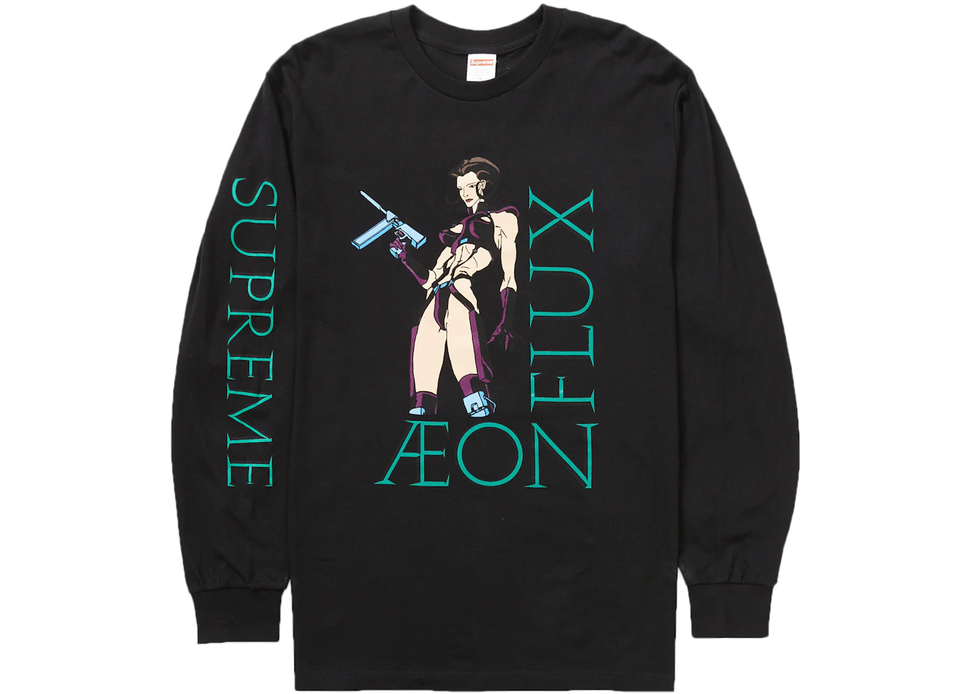 Supreme Aeon Flux L/S Tee Black