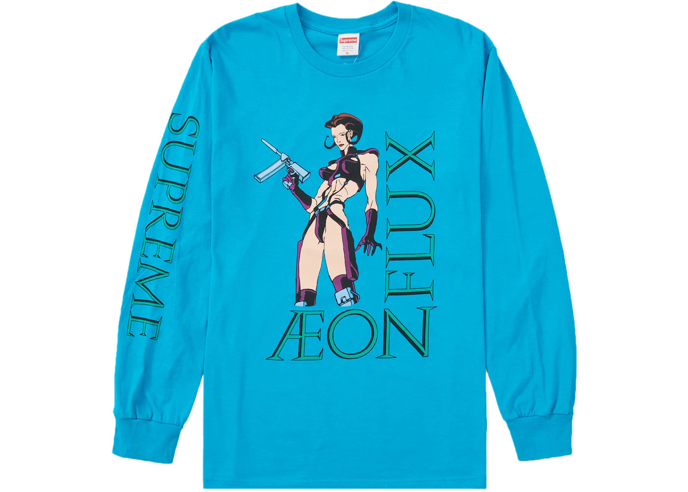 Supreme Aeon Flux L/S Tee Bright Blue