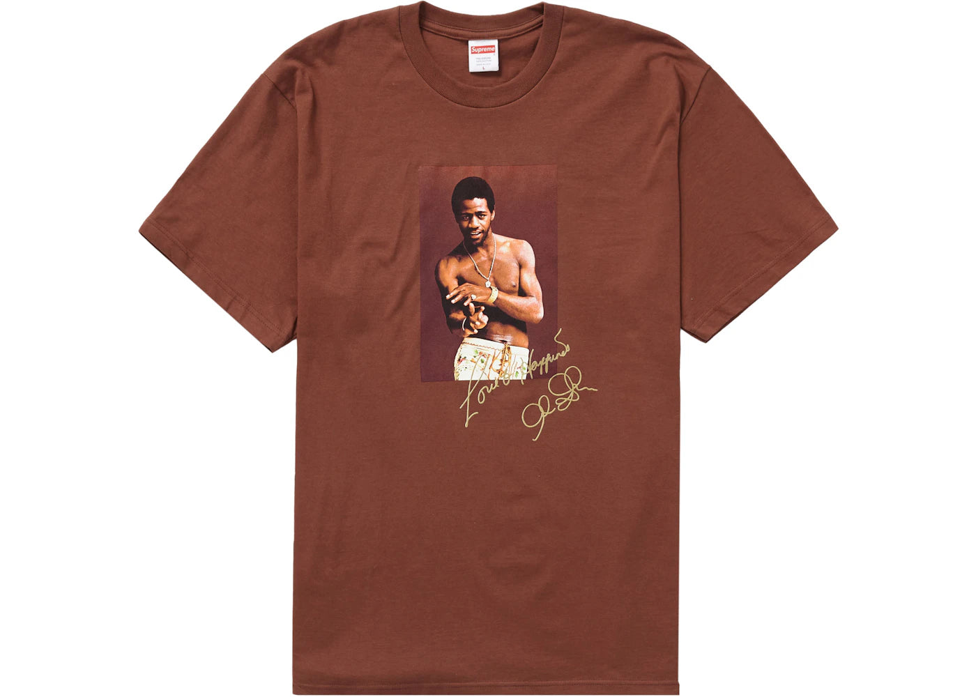 Supreme Al Green Tee Brown