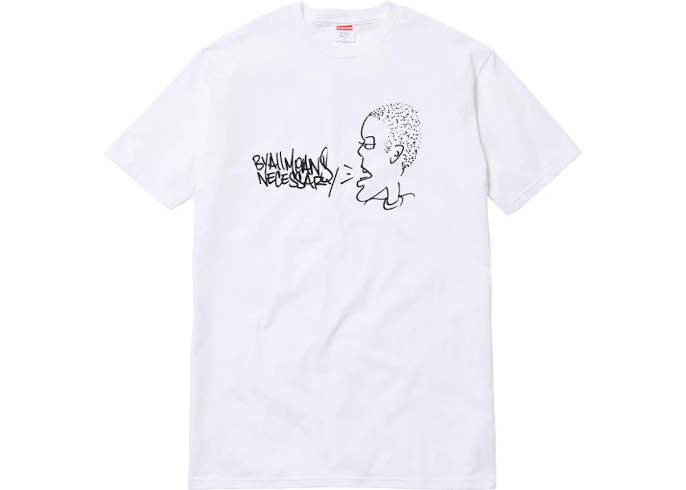 Supreme All Means Tee White