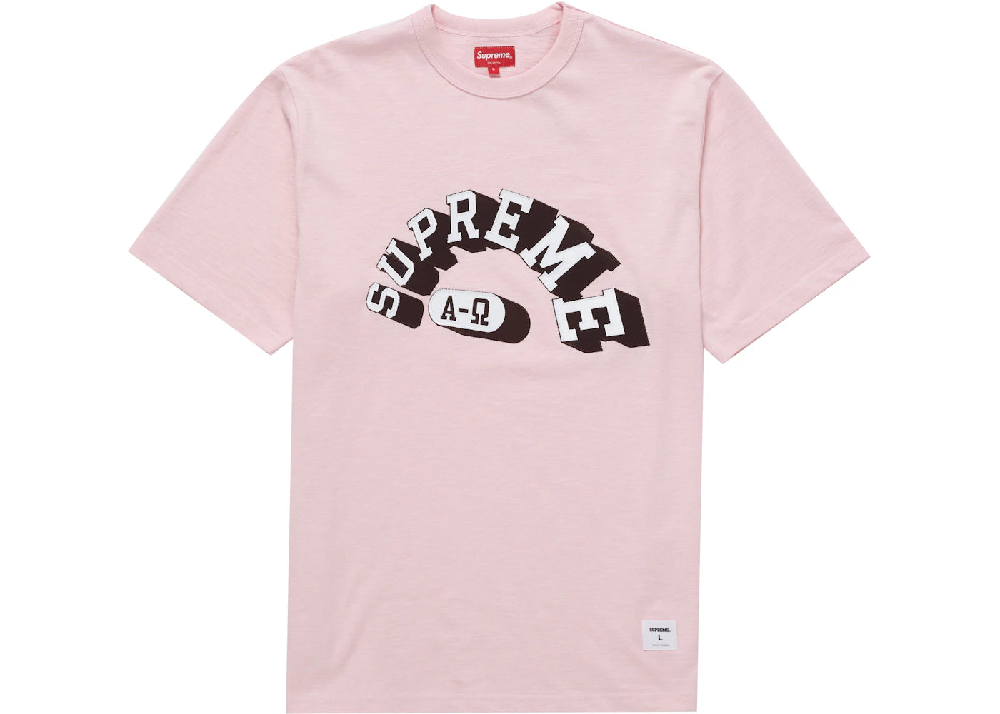 Supreme Alpha Omega S/S Top Dusty Pink