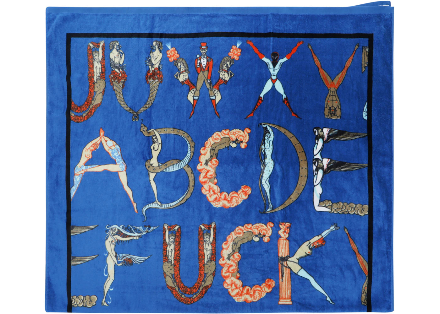 Supreme Alphabet Beach Towel Navy