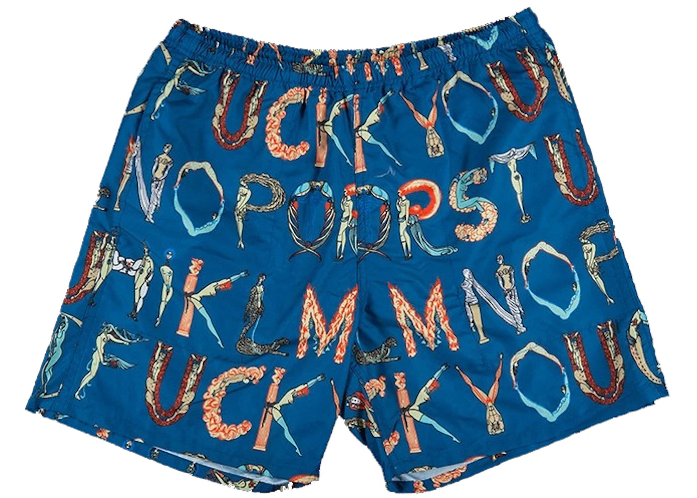 Supreme Alphabet Water Short Navy