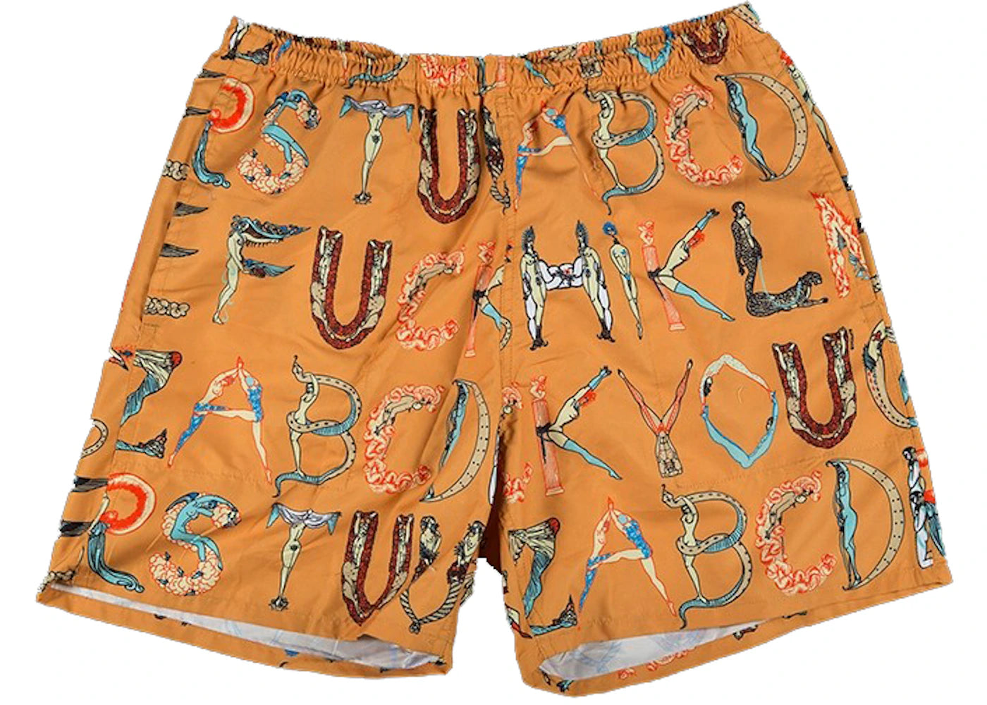 Supreme Alphabet Water Short Orange