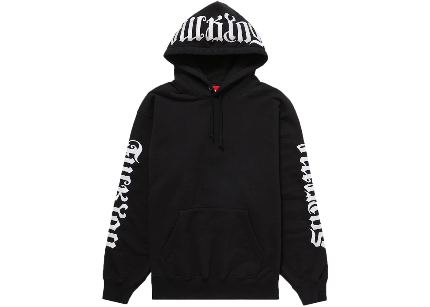 Supreme Ambigram Hooded Sweatshirt Black