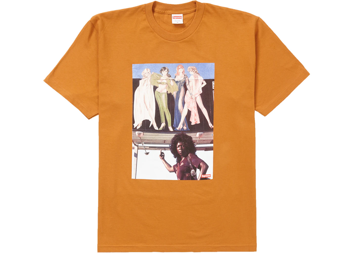 Supreme American Picture Tee Burnt Orange