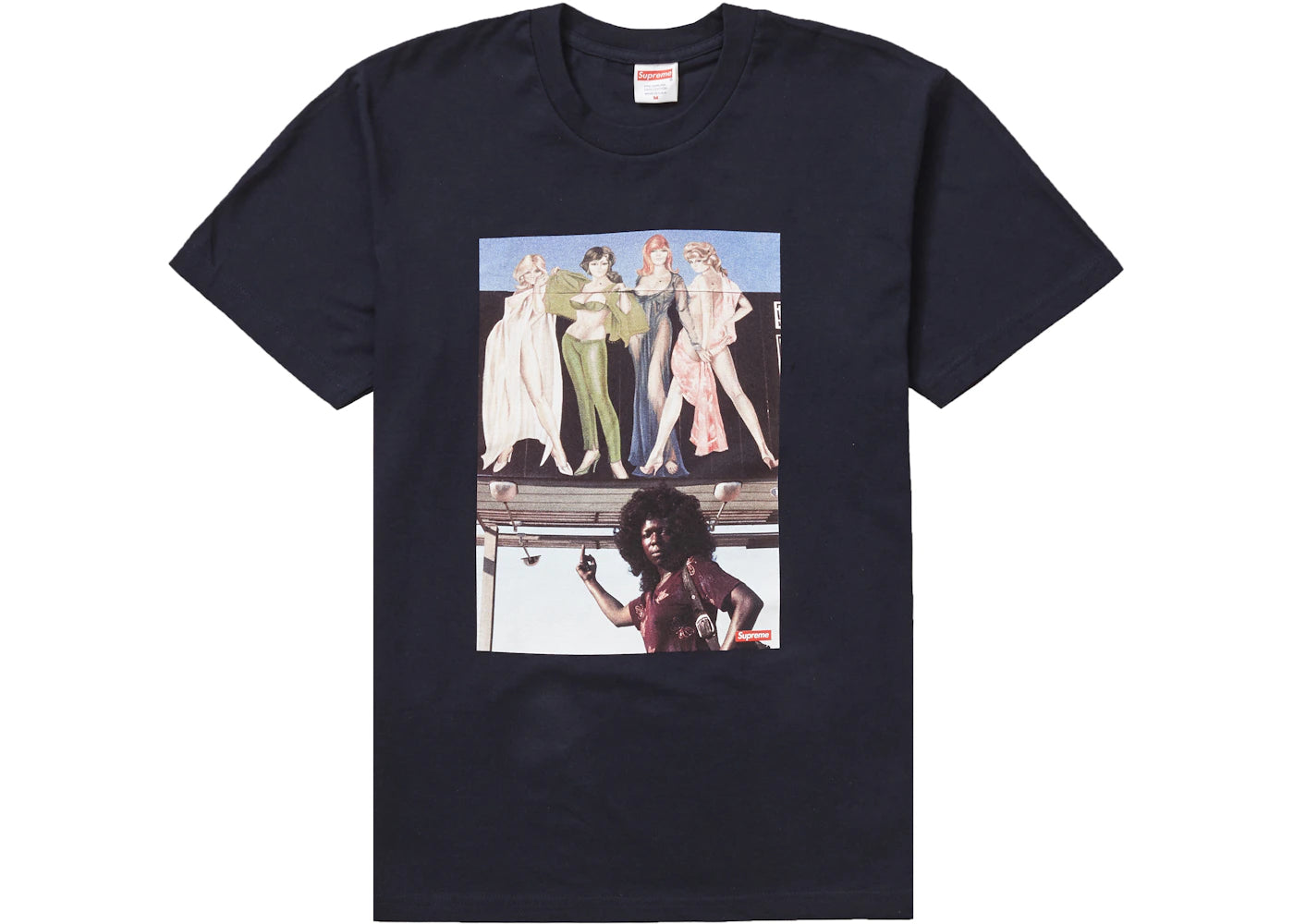 Supreme American Picture Tee Navy