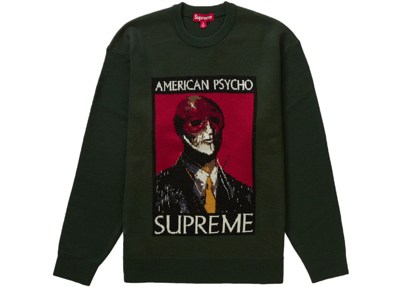 Supreme American Psycho Sweater Green