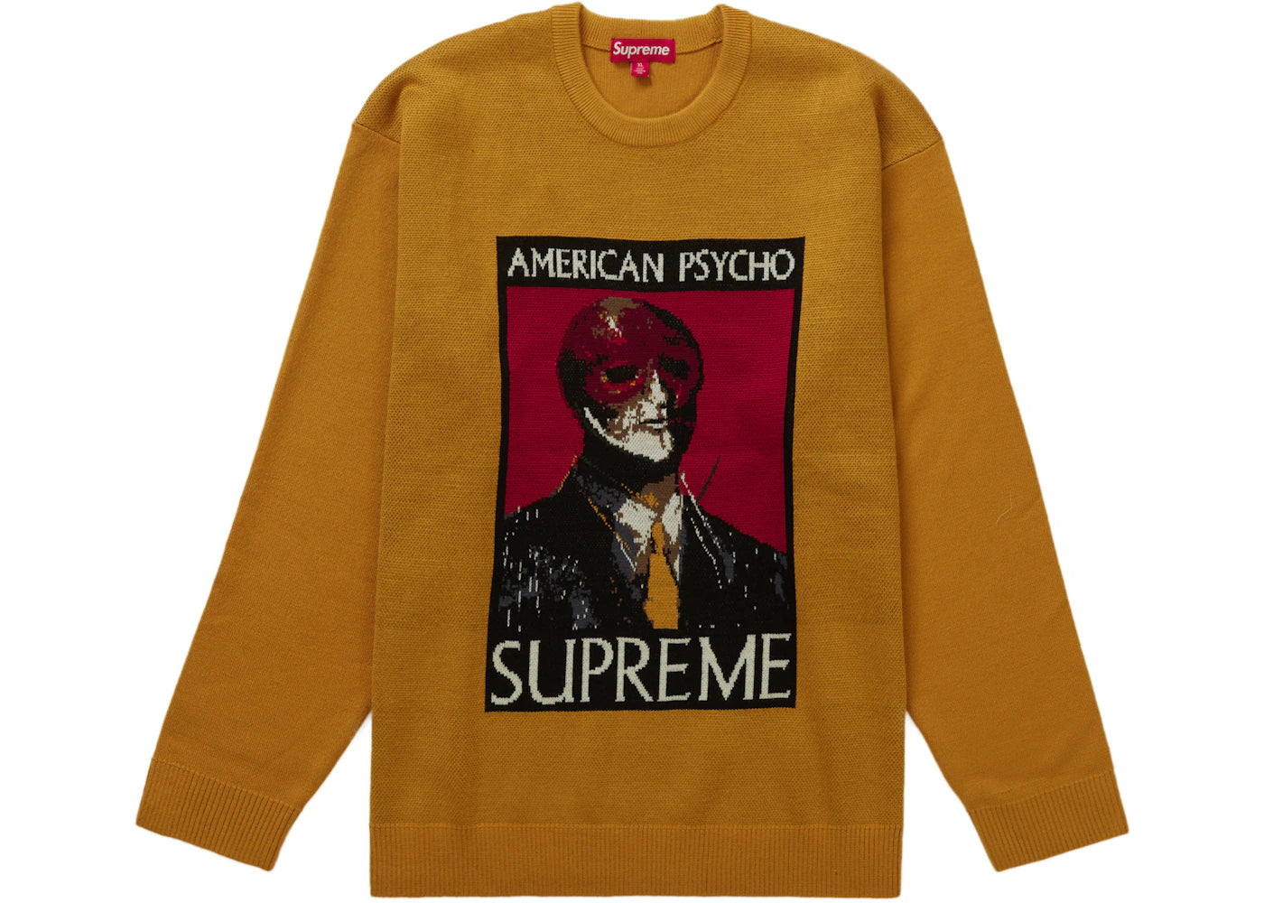 Supreme American Psycho Sweater Yellow