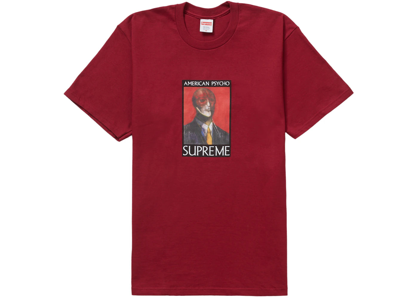 Supreme American Psycho Tee Cardinal