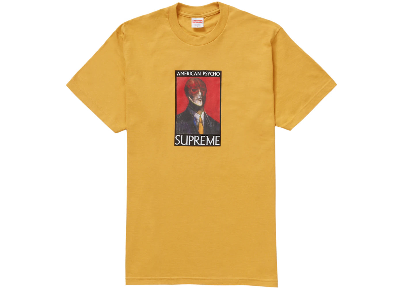 Supreme American Psycho Tee Mustard