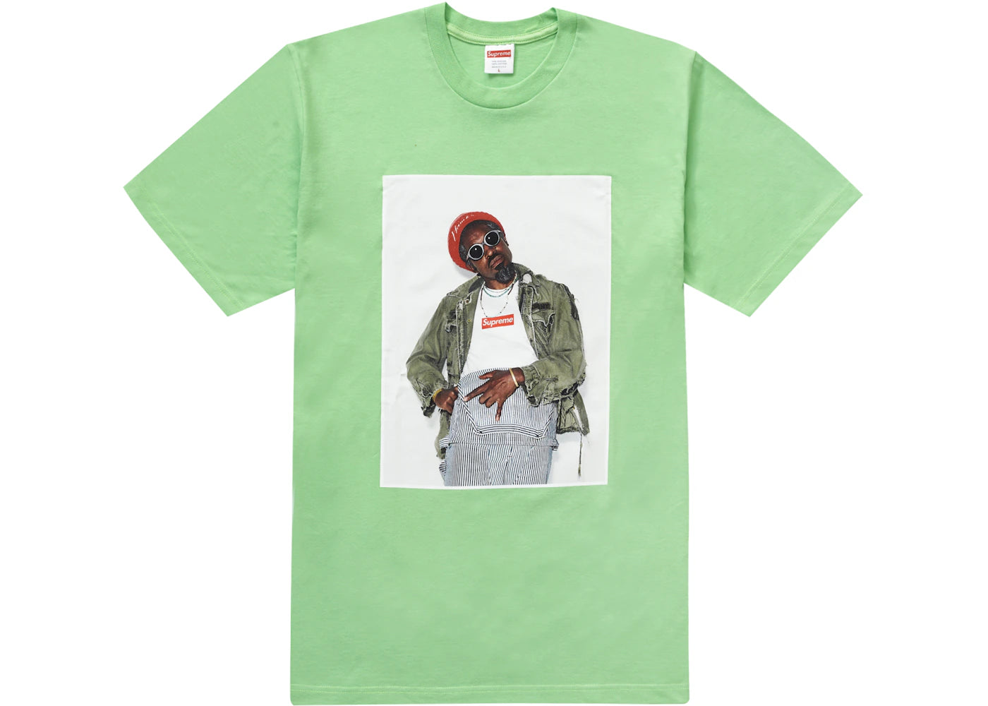 Supreme André 3000 Tee Lime