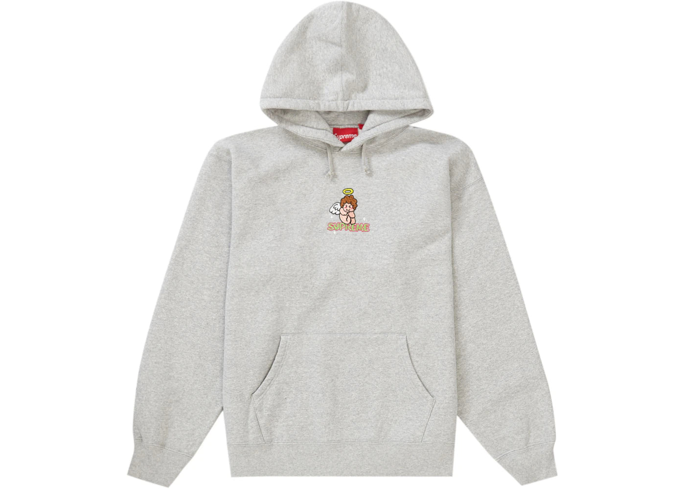 Supreme Angel Hooded Sweatshirt Heather Grey