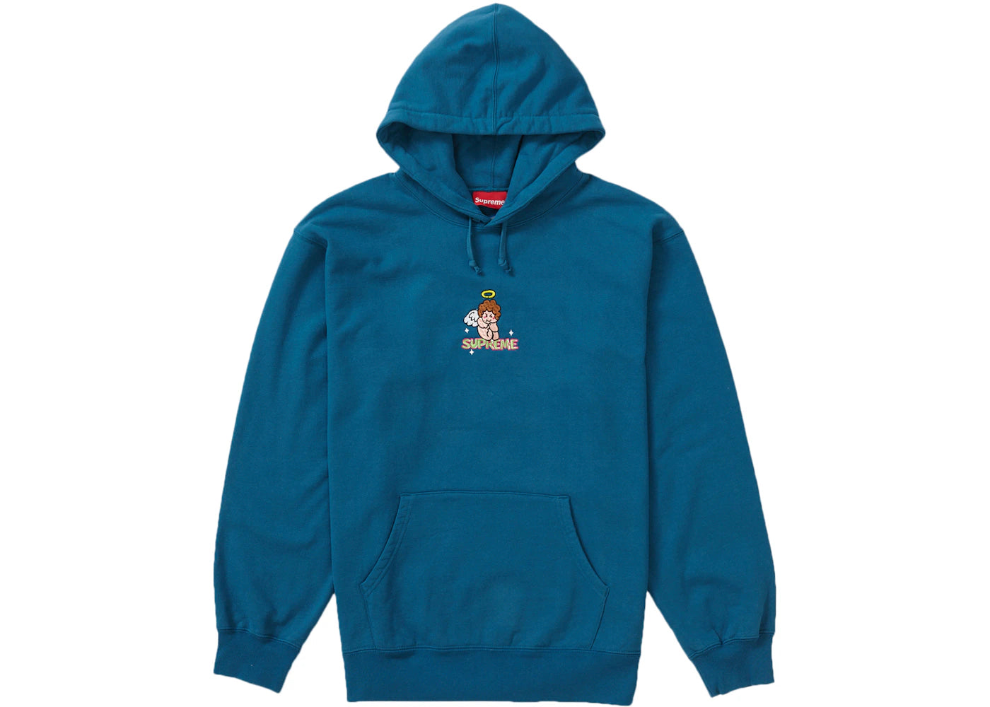 Supreme Angel Hooded Sweatshirt Marine Blue
