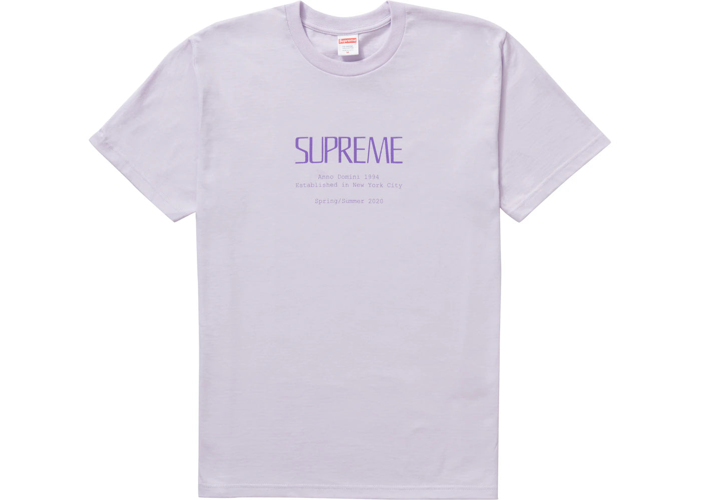 Supreme Anno Domini Tee Light Purple