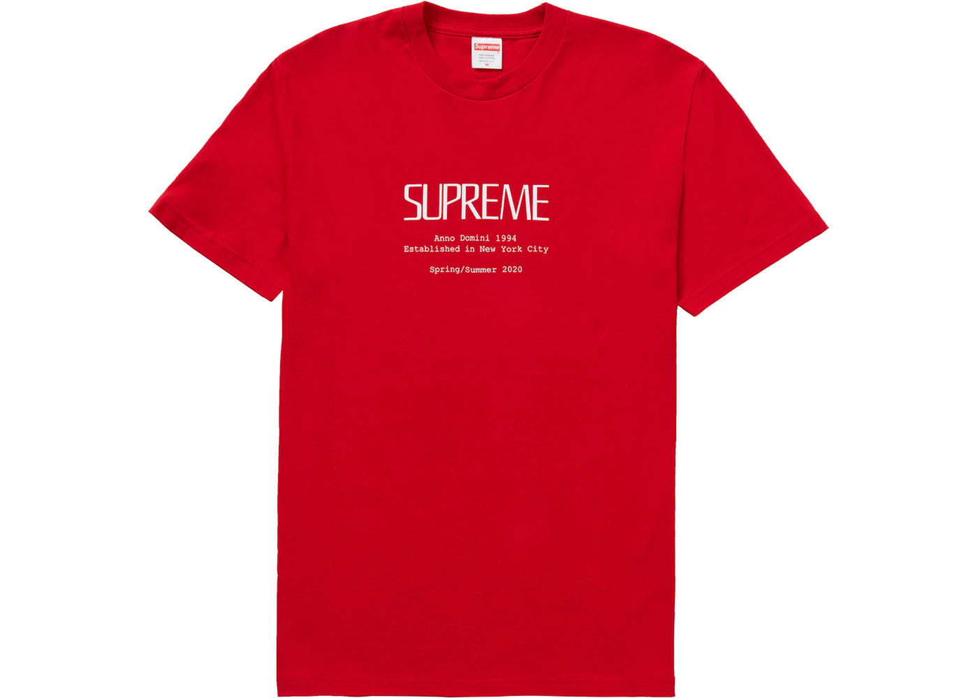 Supreme Anno Domini Tee Red