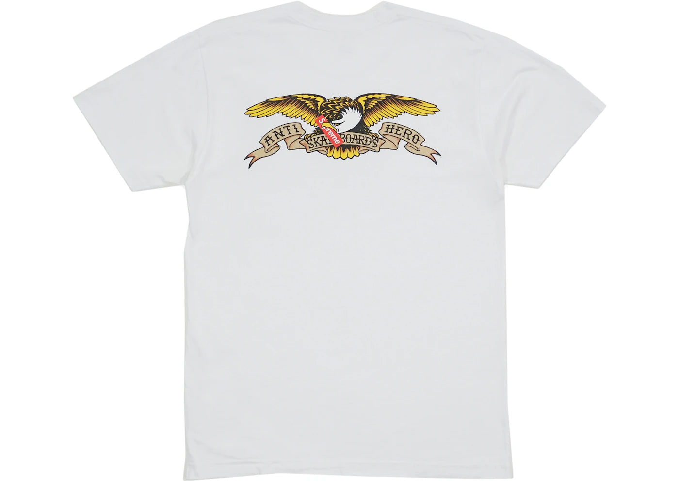 Supreme Anti Hero Eagle Pocket Tee White