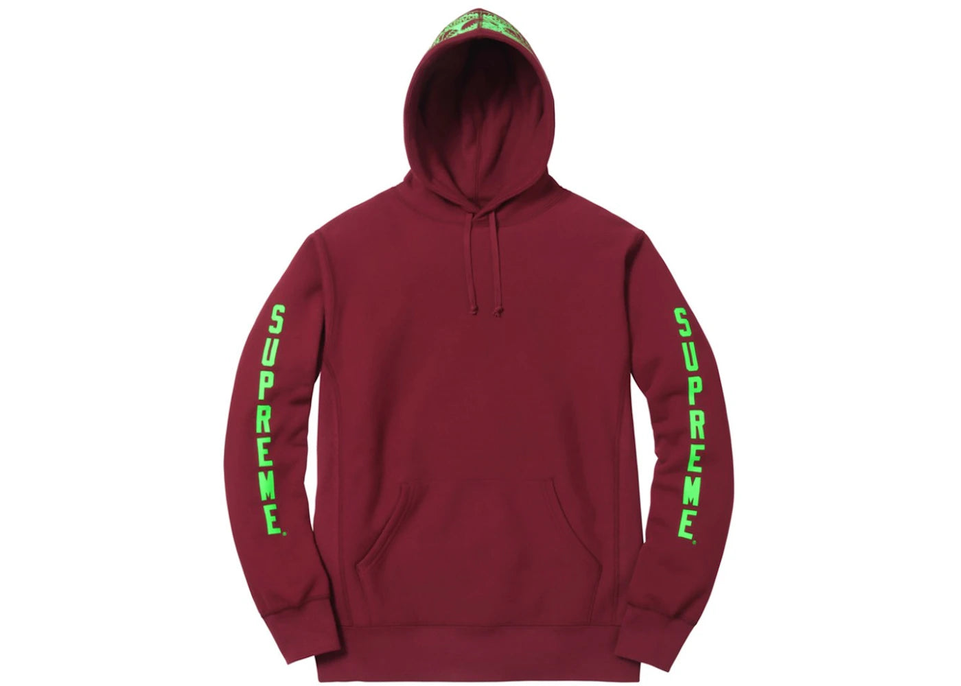 Supreme Anti Hero Hooded Sweatshirt Burgundy