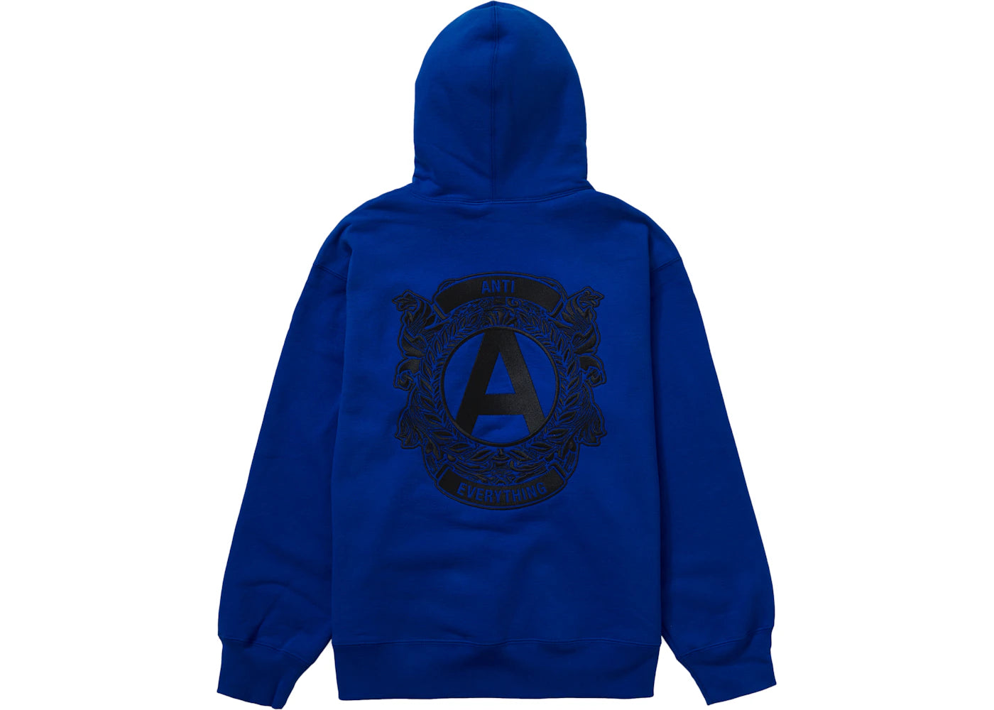 Supreme Anti Hooded Sweatshirt Royal