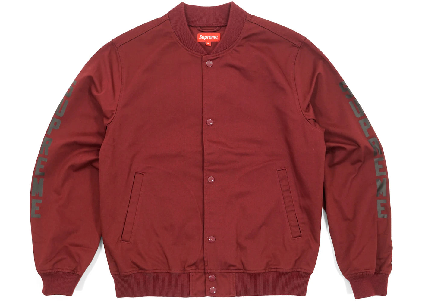 Supreme Antihero Bomber Jacket Burgundy