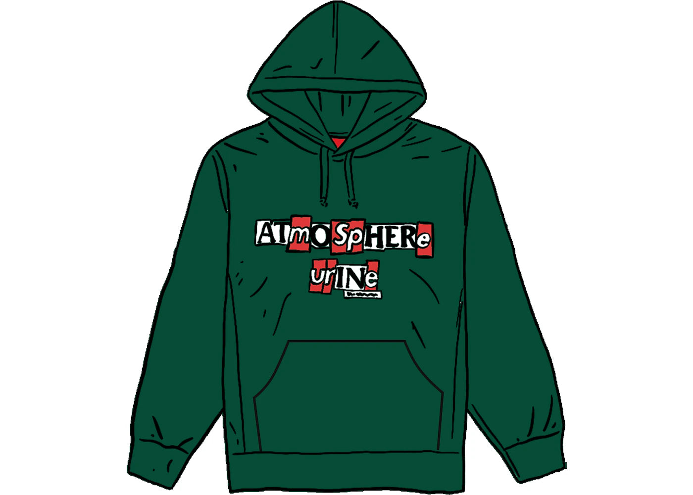 Supreme Antihero Hooded Sweatshirt Dark Green