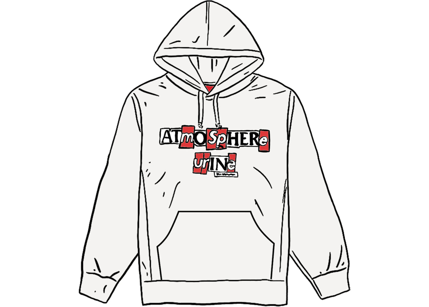 Supreme Antihero Hooded Sweatshirt White