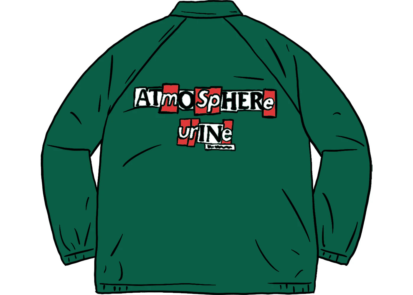Supreme Antihero Snap Front Twill Jacket Dark Green