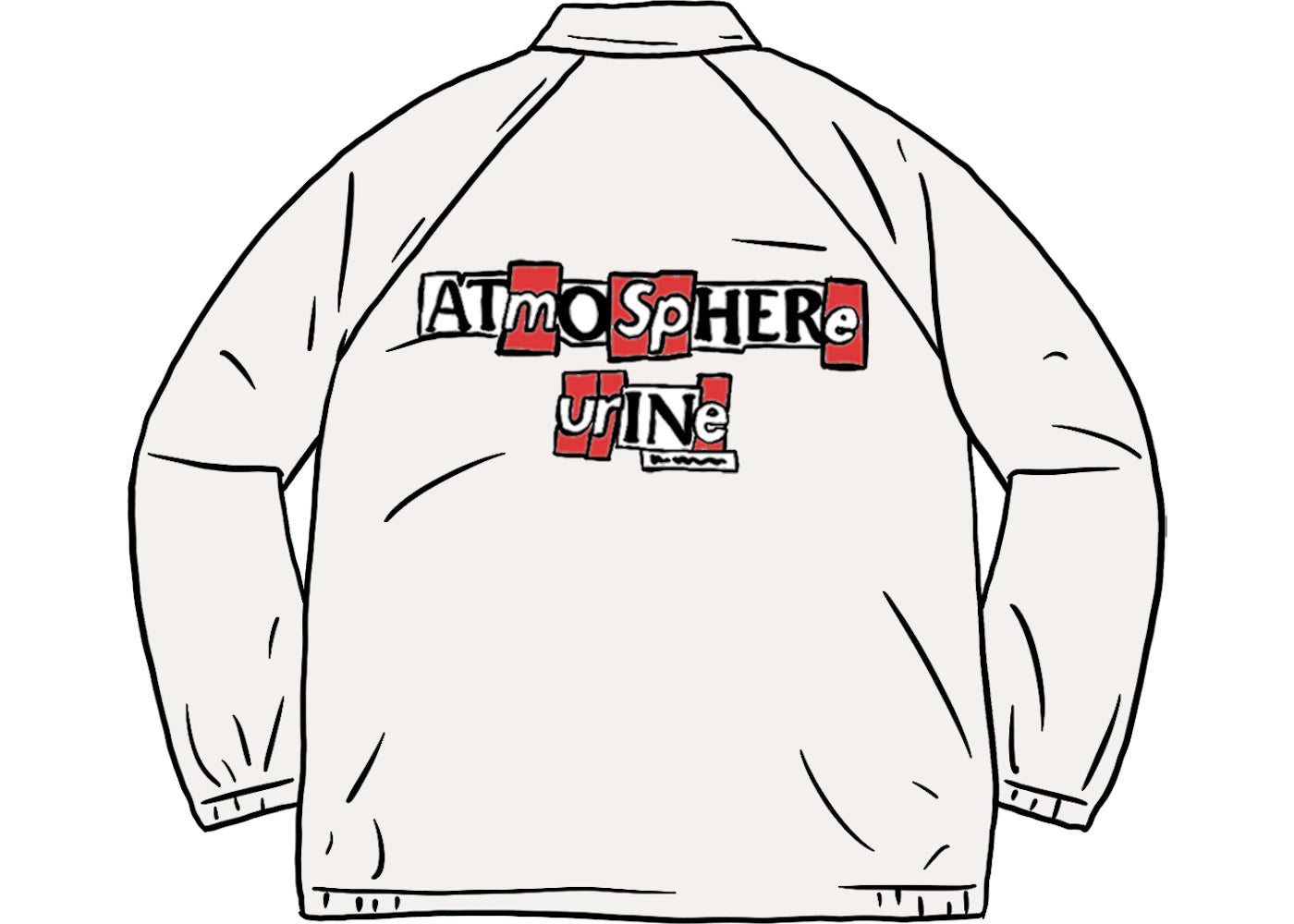 Supreme Antihero Snap Front Twill Jacket White