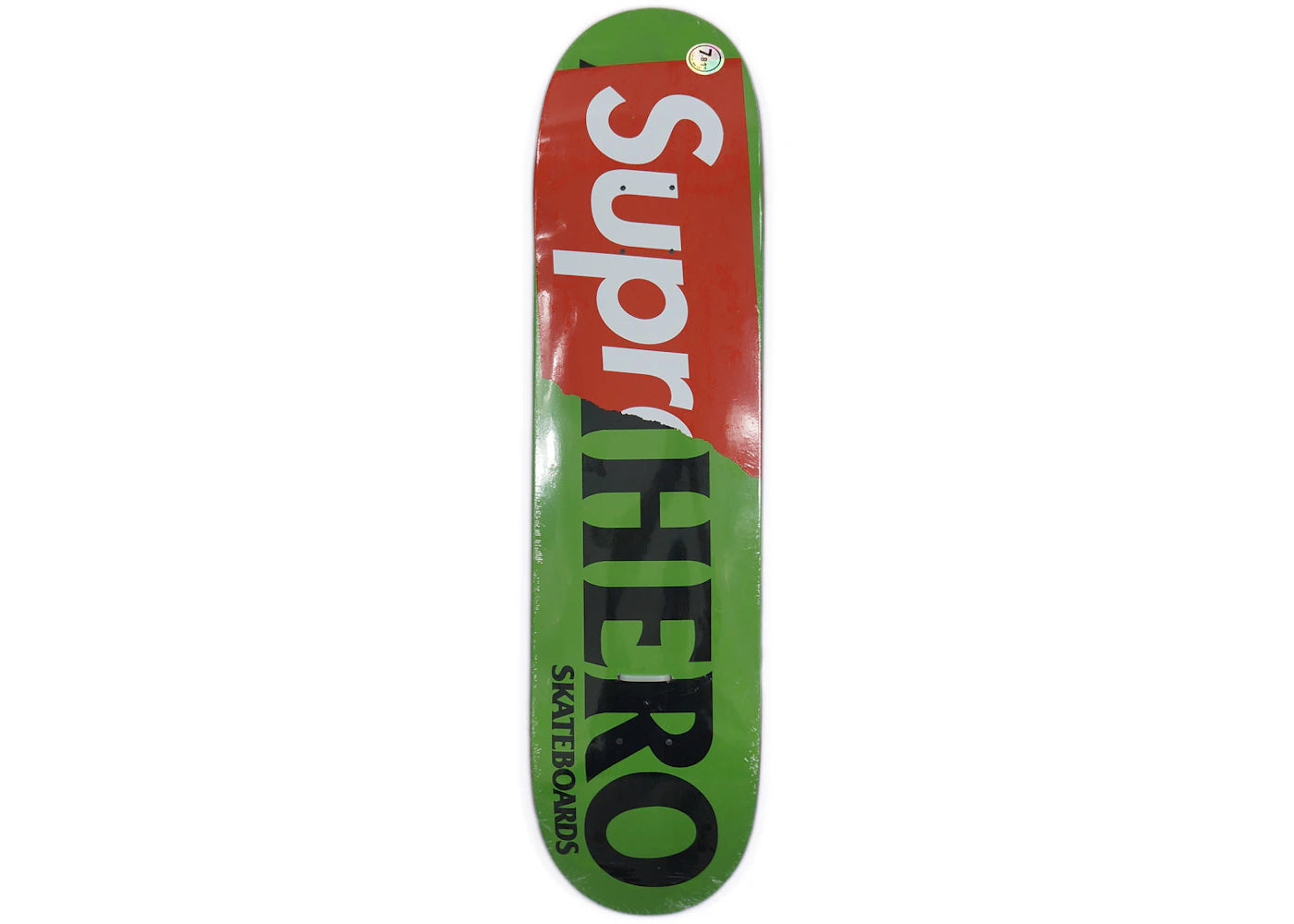 Supreme Antihero Supr-Hero Skateboard Deck Green