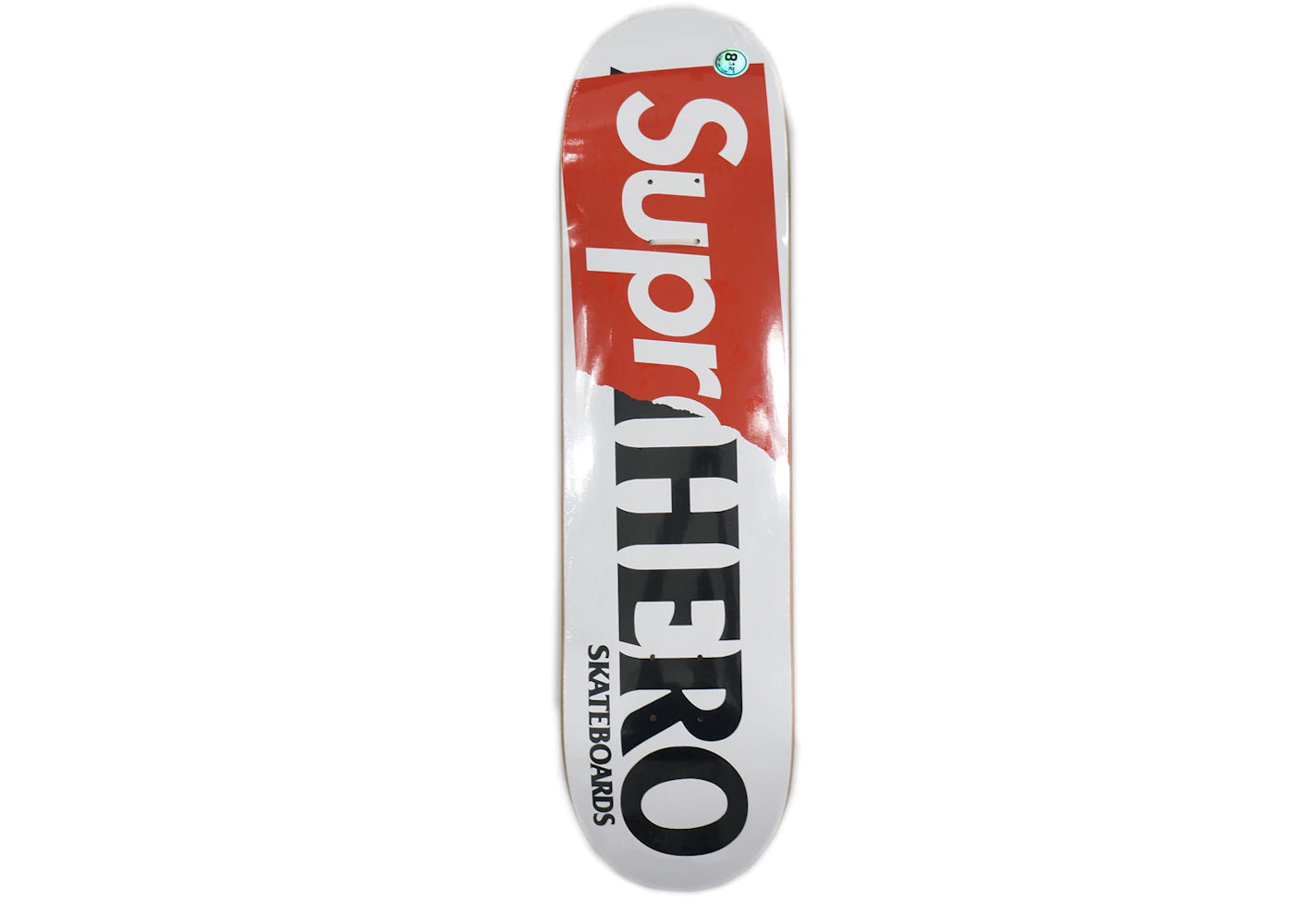 Supreme Antihero Supr-Hero Skateboard Deck White