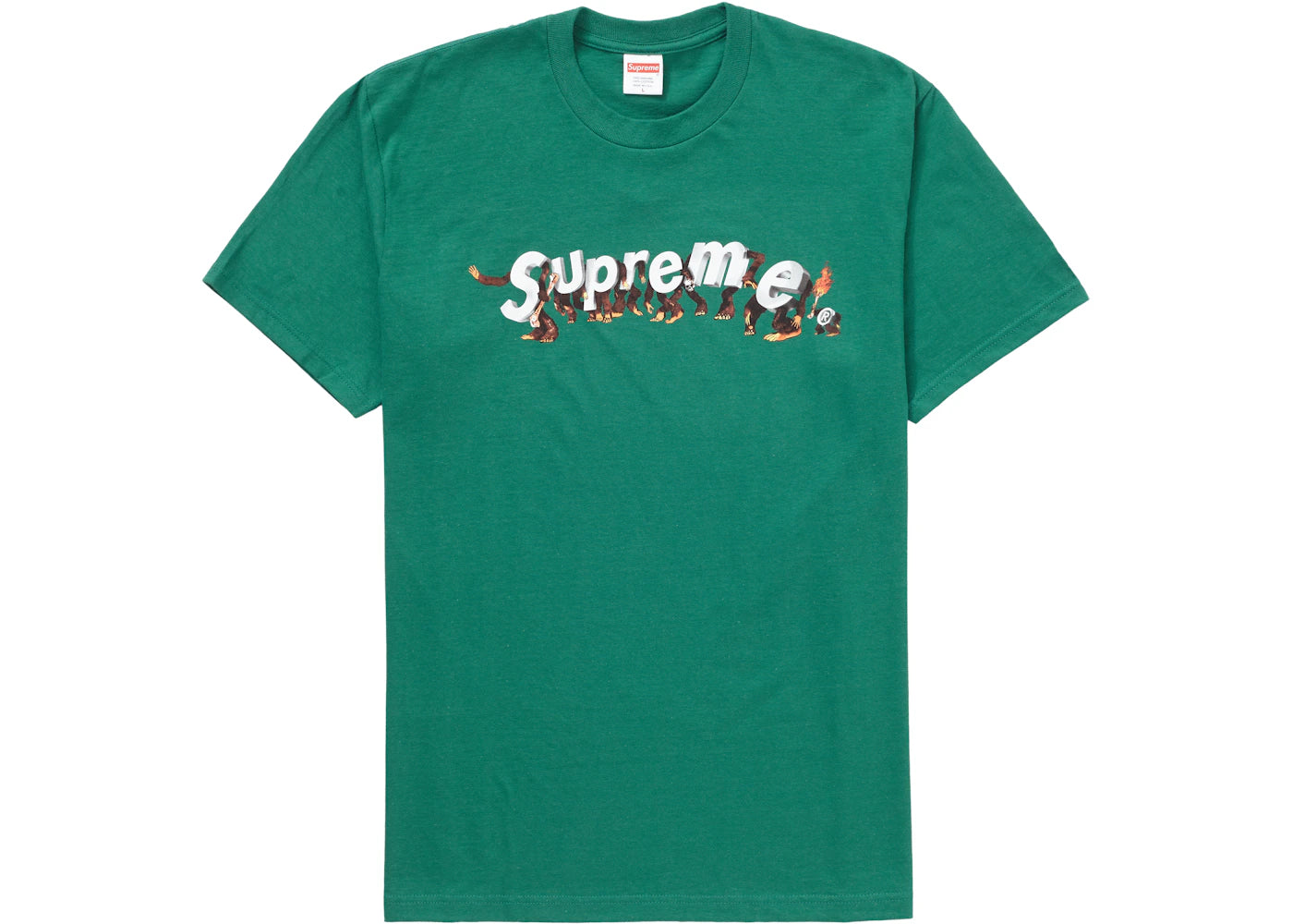 Supreme Apes Tee Light Pine