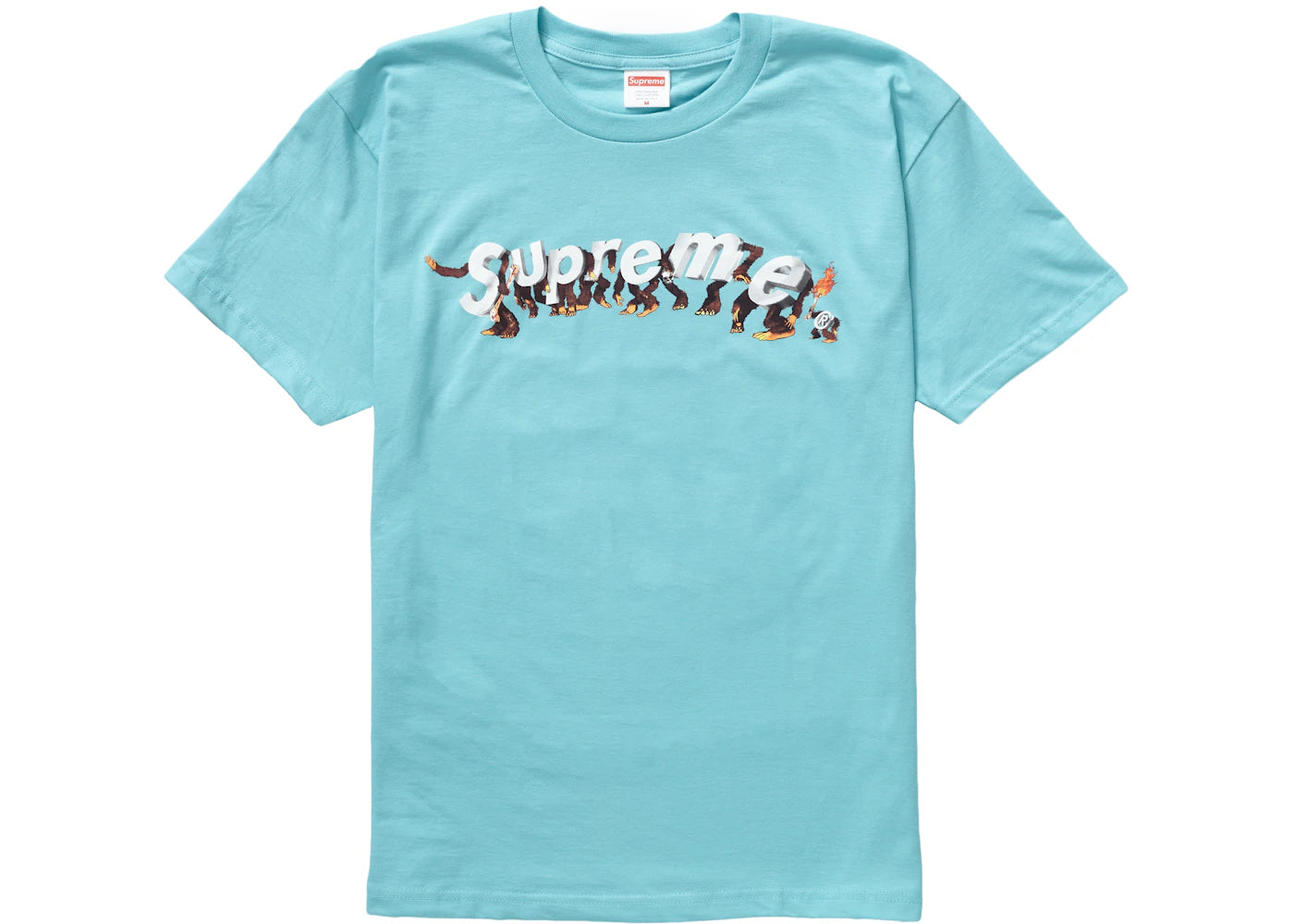 Supreme Apes Tee Light Teal