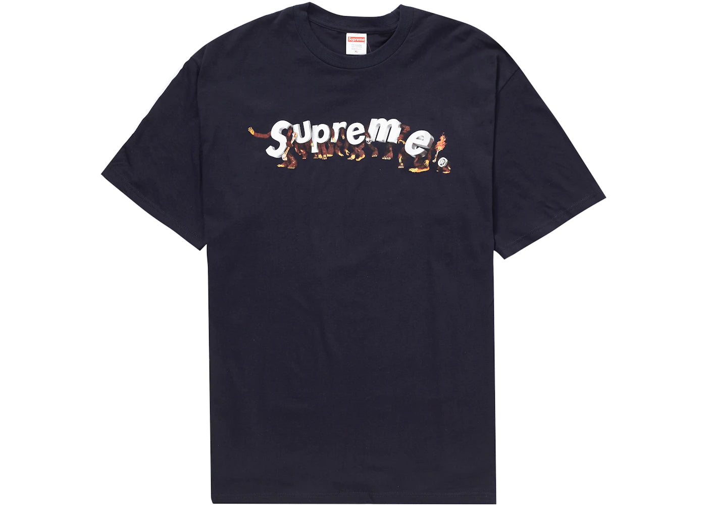 Supreme Apes Tee Navy