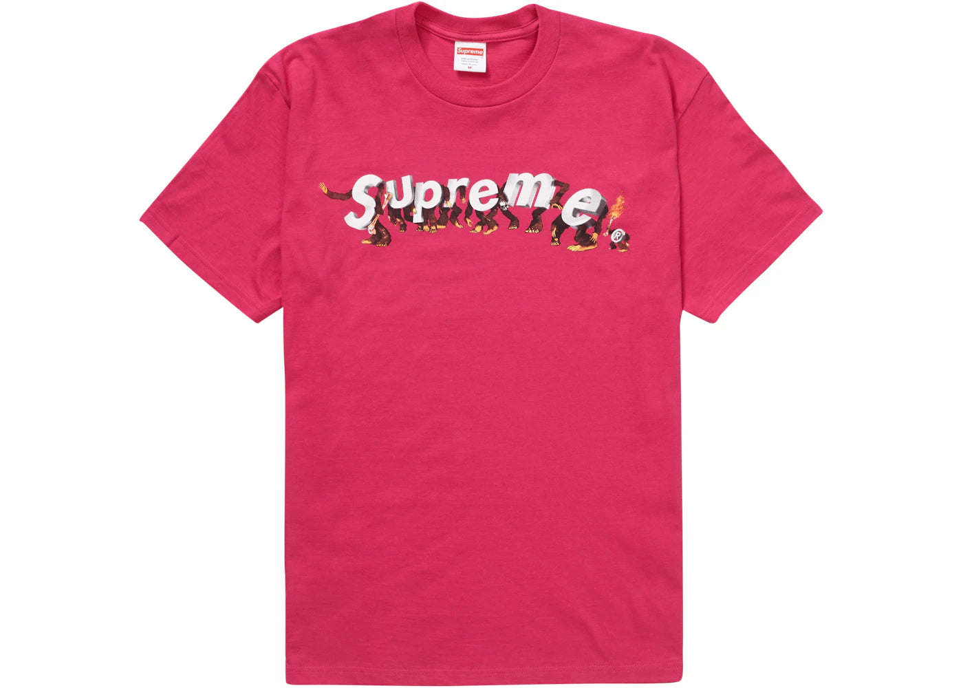 Supreme Apes Tee Pink