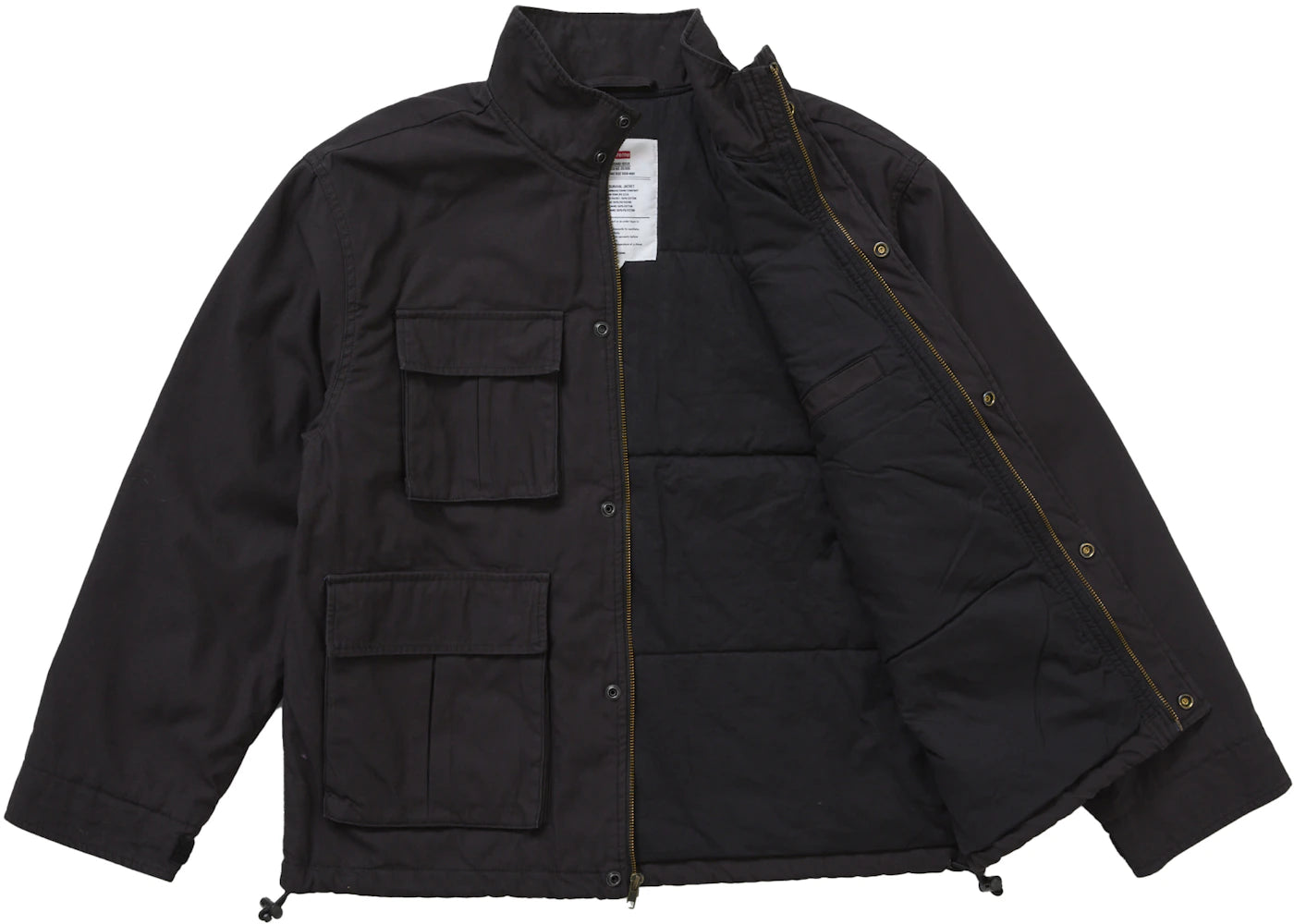 Supreme　Aphex Twin Cargo Jacket Supreme Aphex Twin Alpha Industries Cargo Jacket Black – Side Kicks