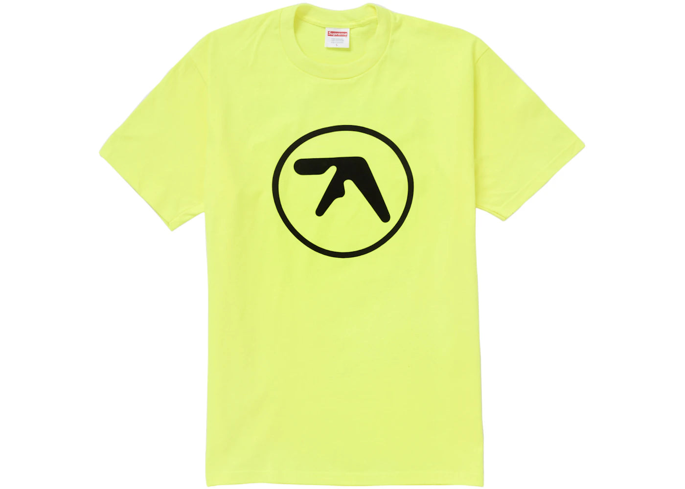 Supreme Aphex Twin Ambient Works Tee Fluorescent Yellow