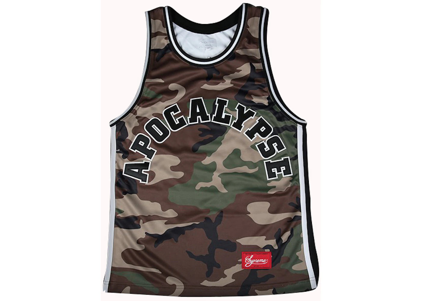 Supreme Apocalypse Basketball Top Woodland Camo