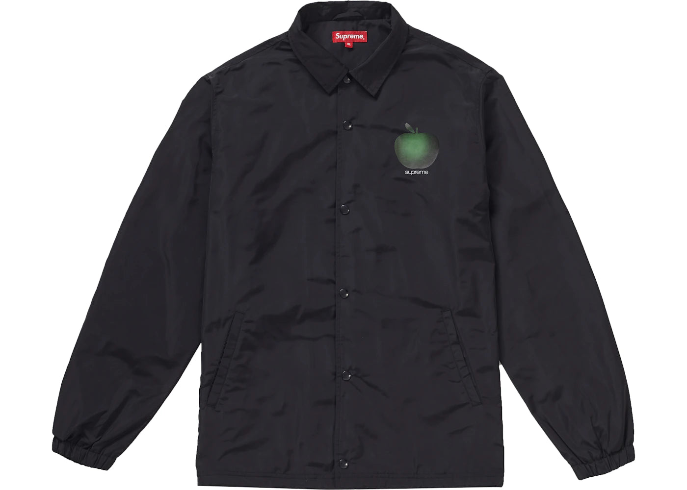 Supreme Apple Coaches Jacket Black