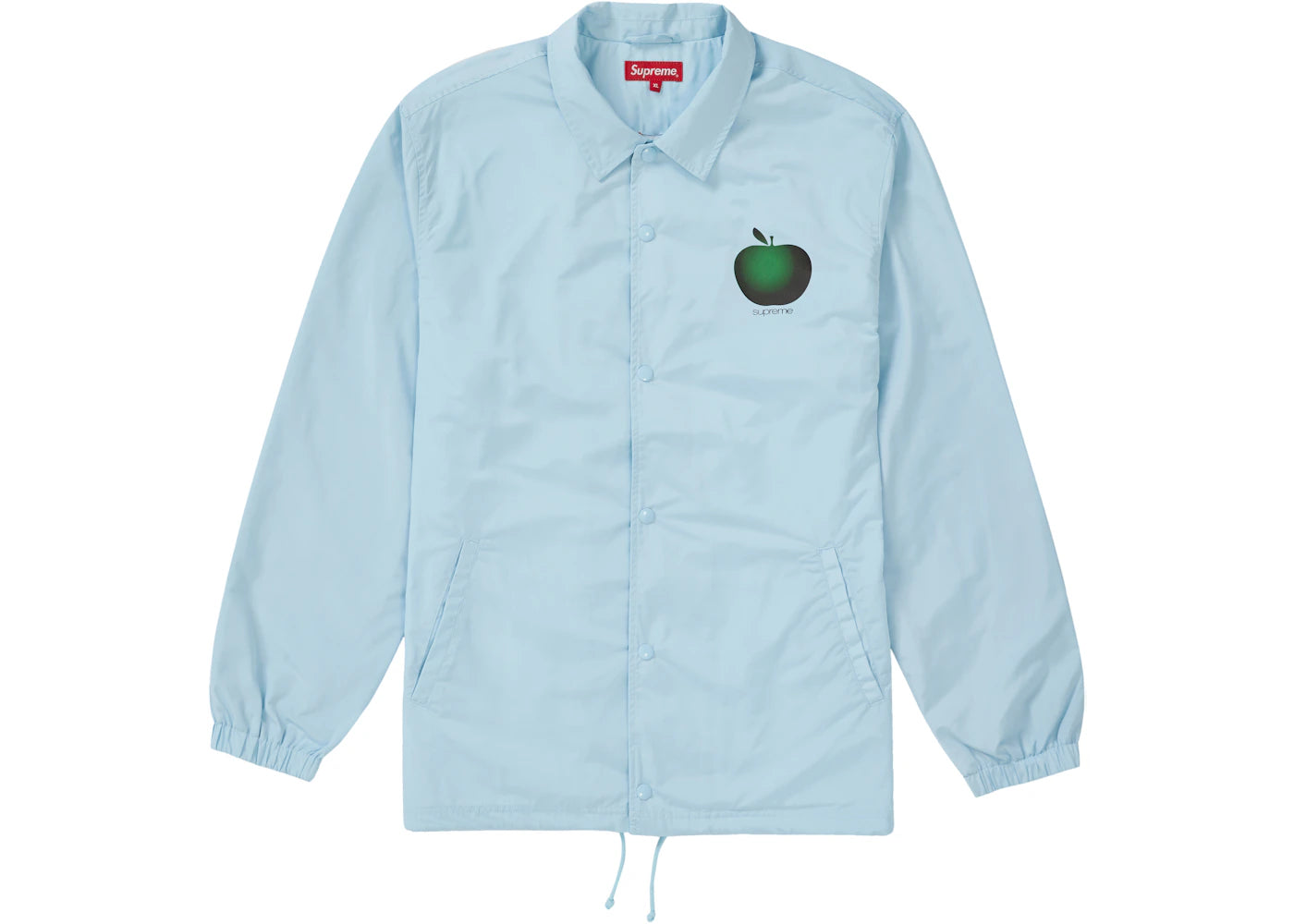 Supreme Apple Coaches Jacket Ice Blue
