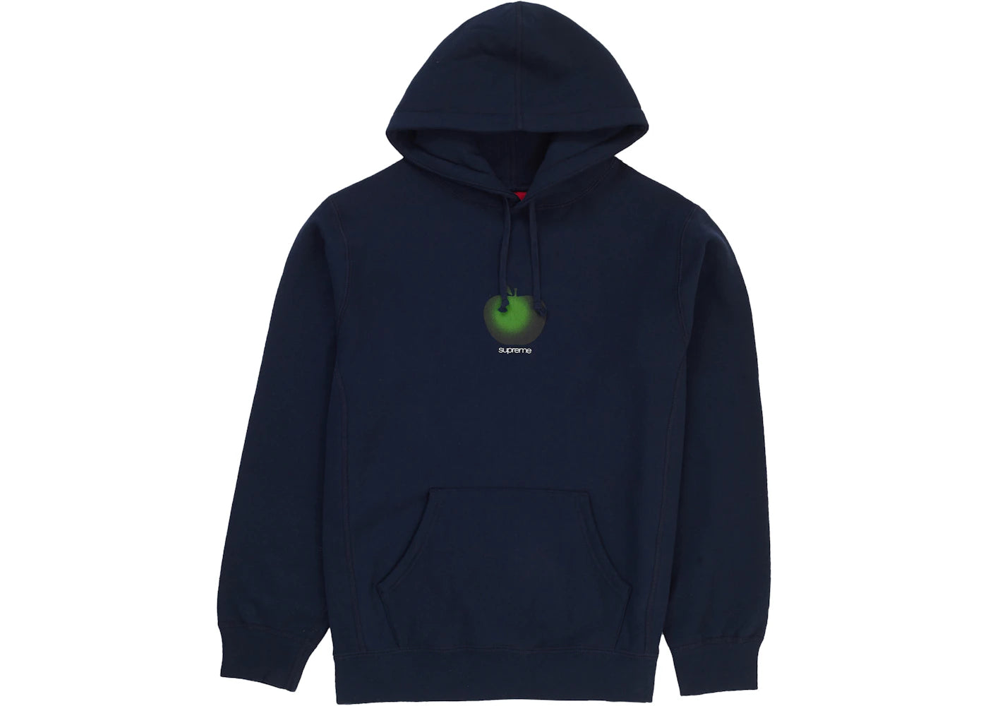 Supreme Apple Hooded Sweatshirt Navy