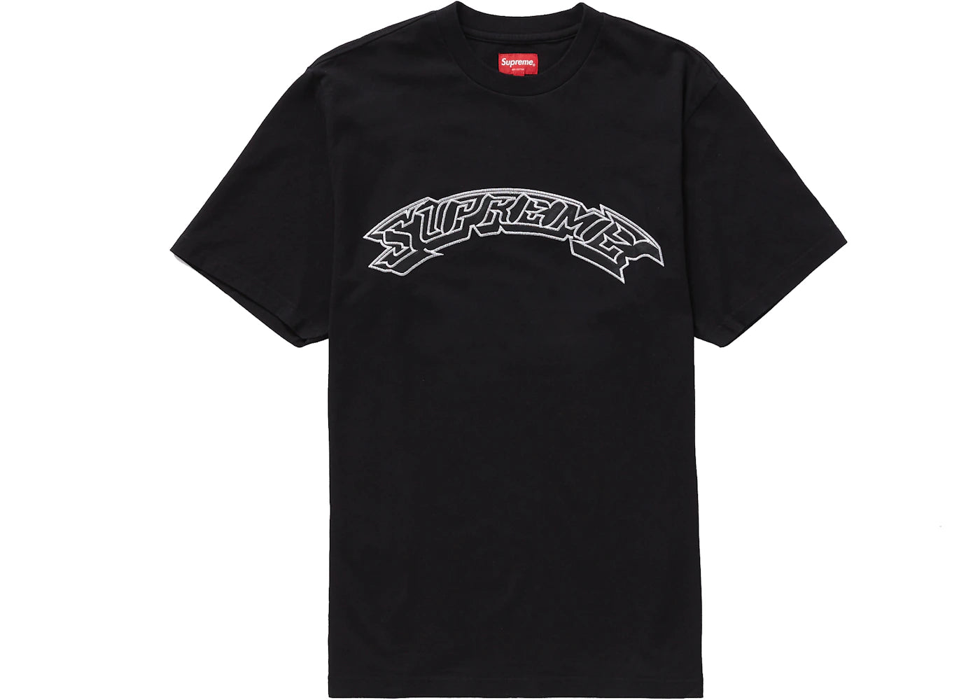 Supreme Appliqué Arc S/S Top Black