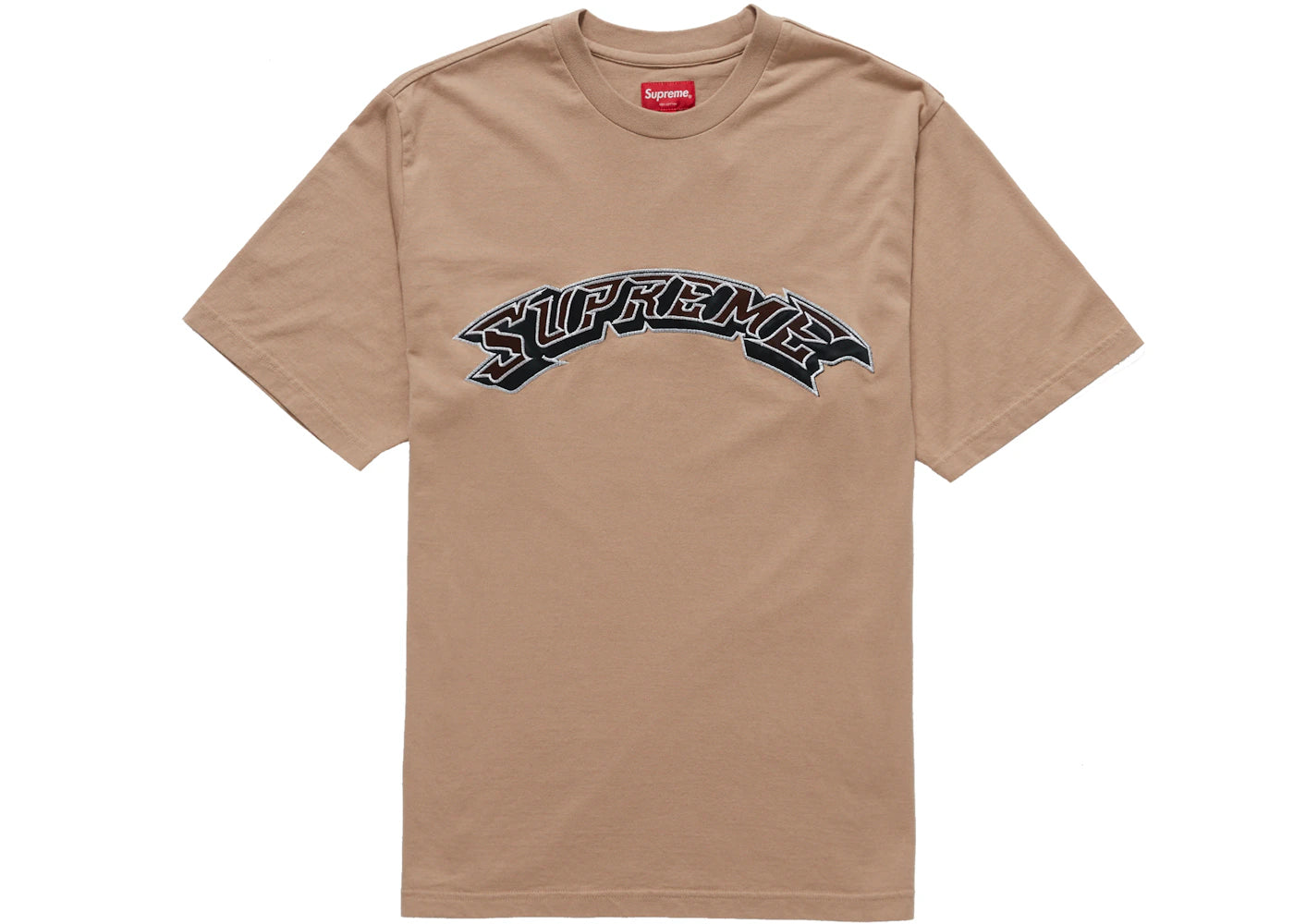 Supreme Appliqué Arc S/S Top Dark Taupe