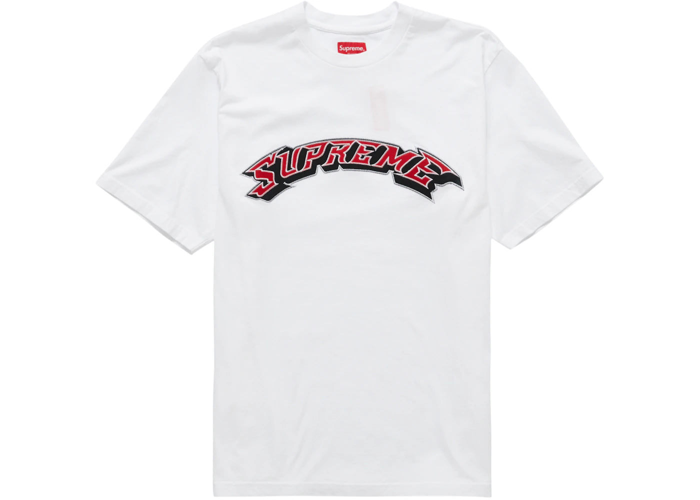 Supreme Appliqué Arc S/S Top White