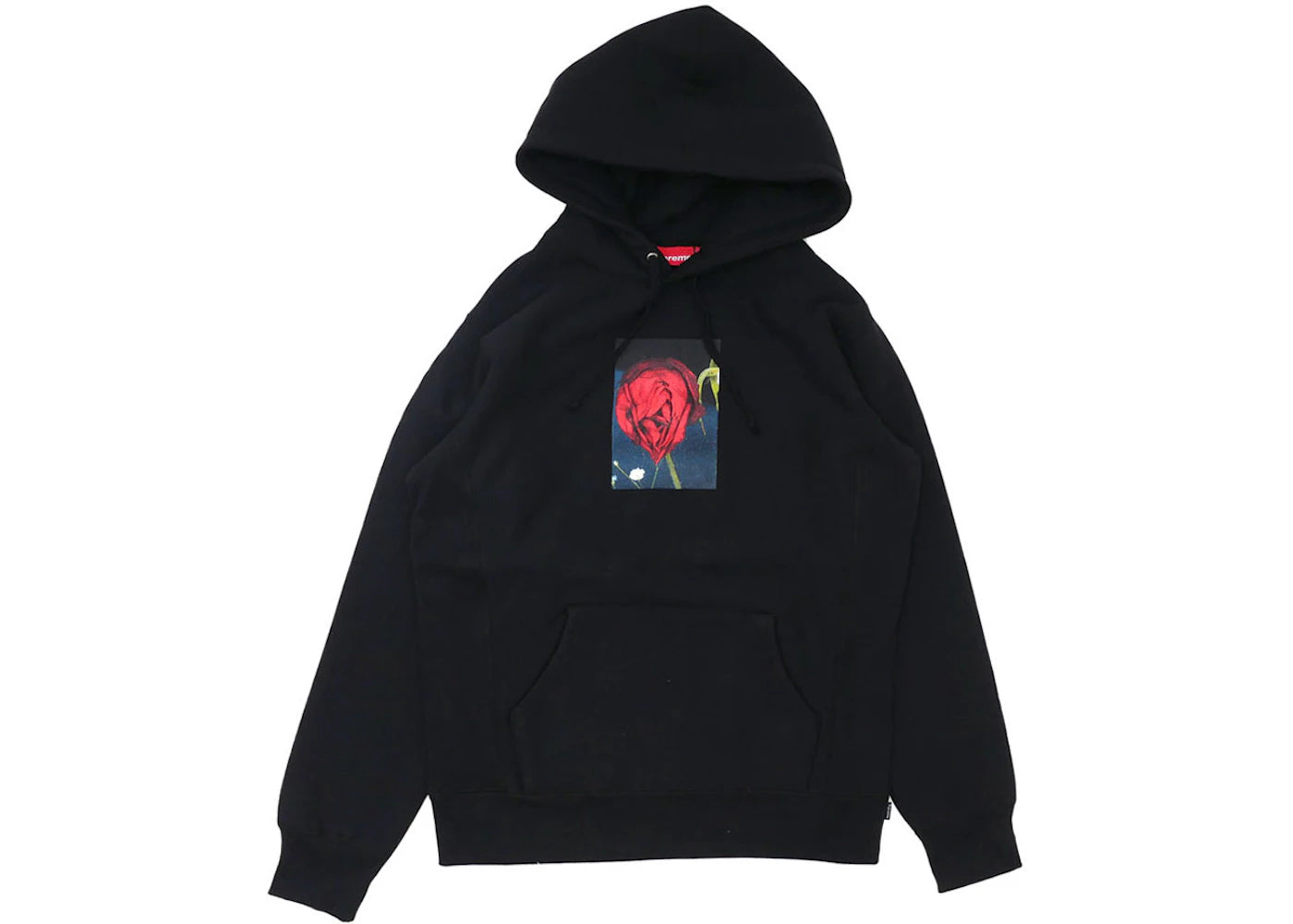 Supreme Araki Rose Hooded Sweatshirt Black