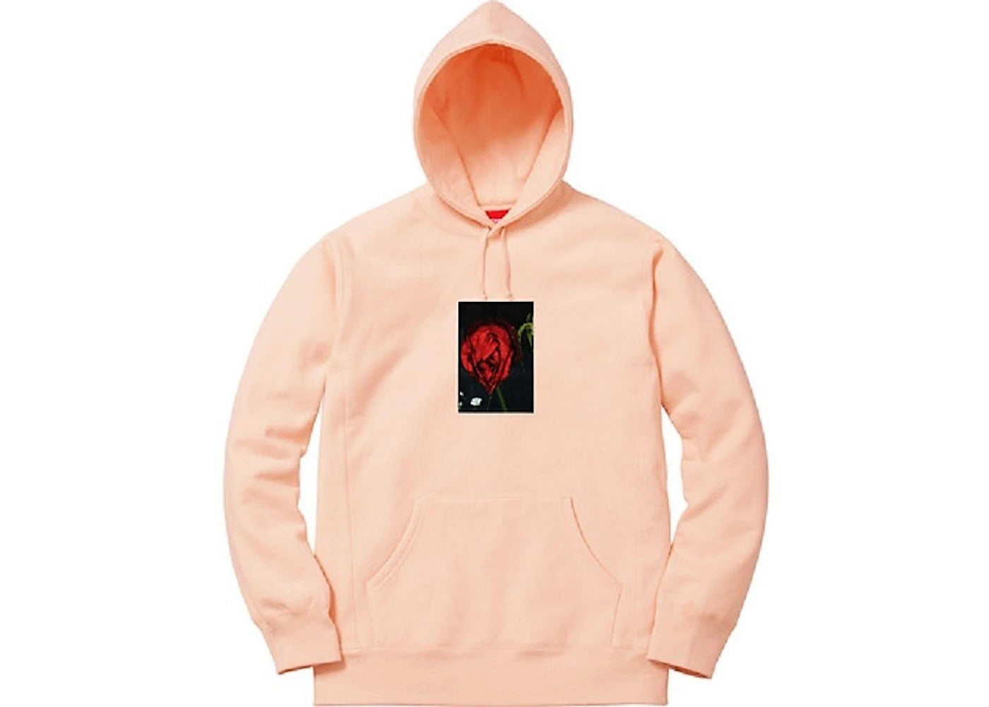 Supreme Araki Rose Hooded Sweatshirt Peach