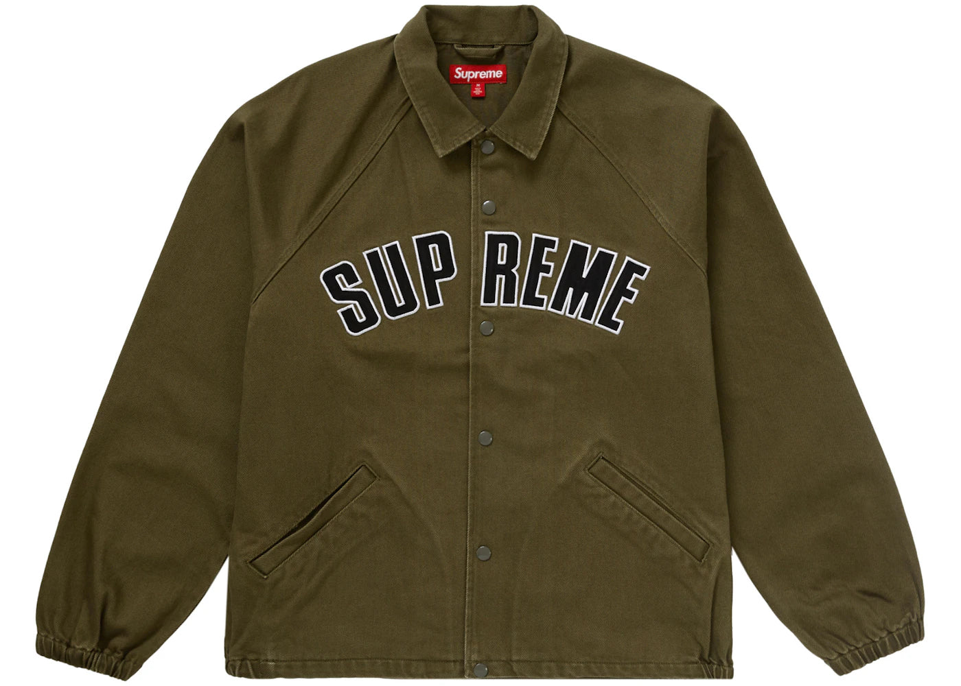 Supreme Arc Denim Coaches Jacket Olive